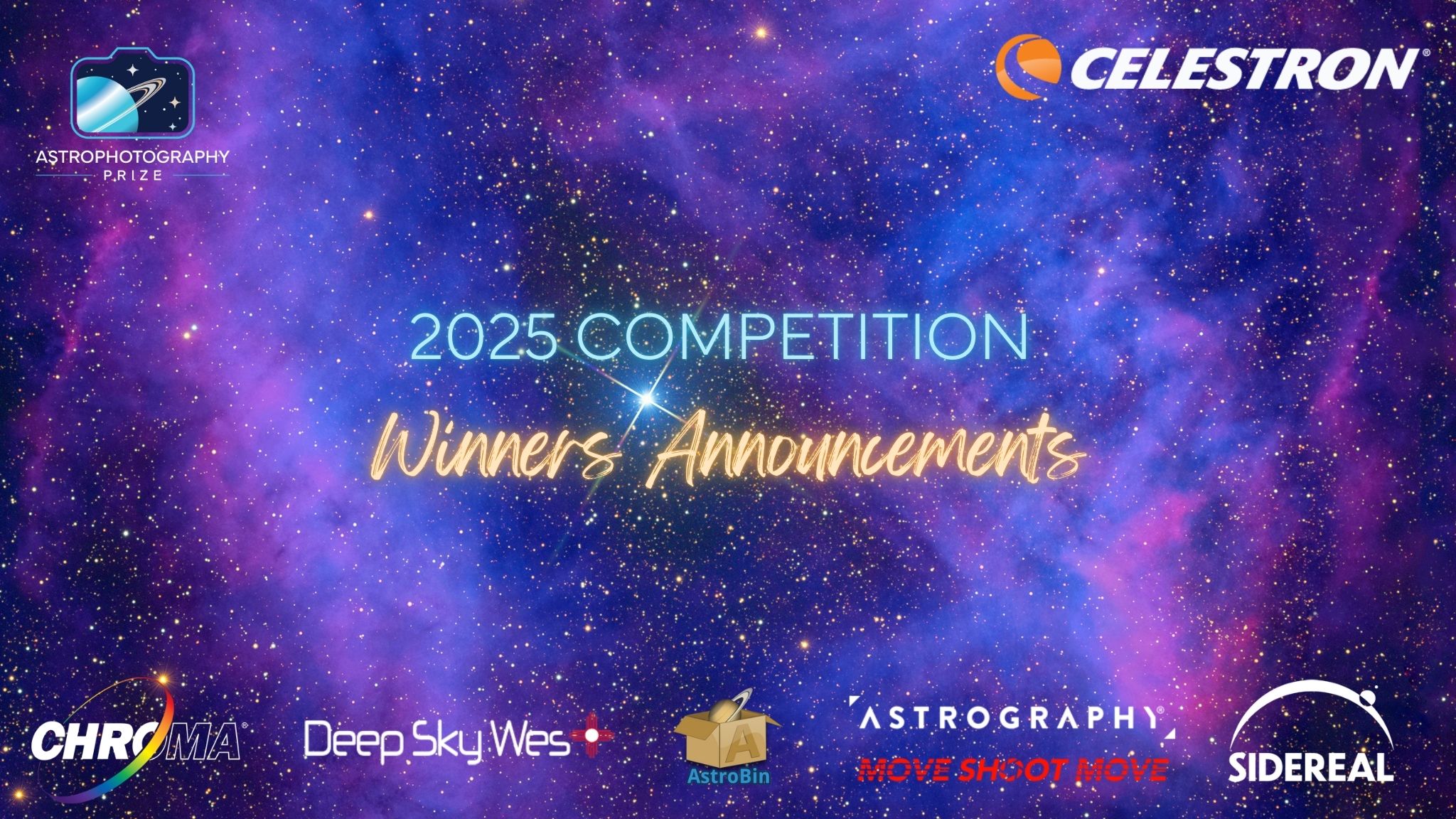 AstroPrize 2025 Winners Holding Slide